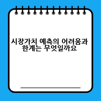 시장가치 예측의 어려움과 한계는 무엇일까요
