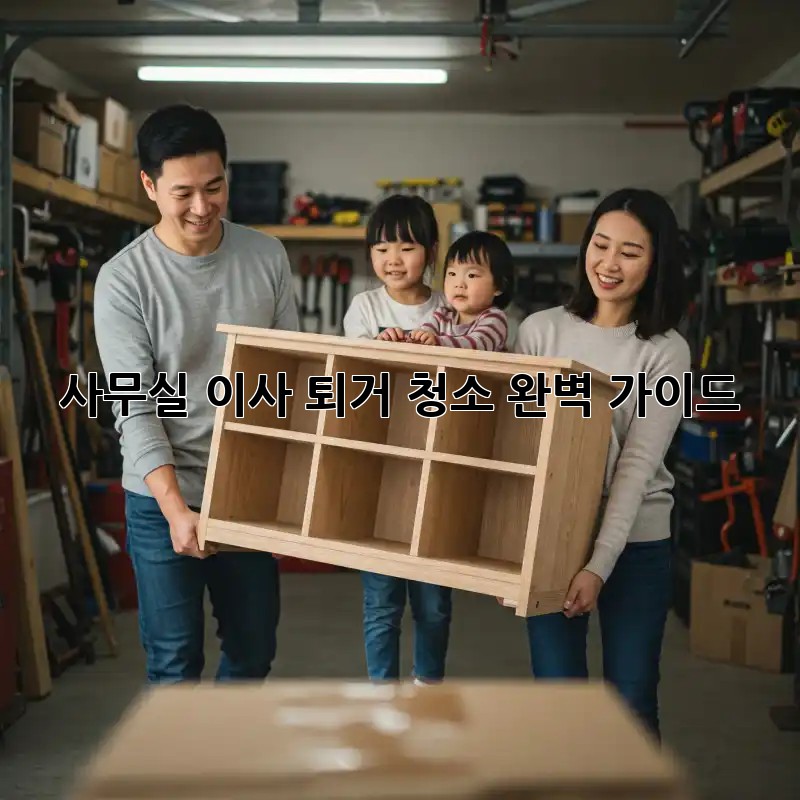 사무실 이사 퇴거 청소 완벽 가이드