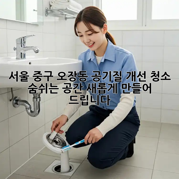 서울 중구 오장동 공기질 개선 청소: 숨쉬는 공간, 새롭게 만들어 드립니다!