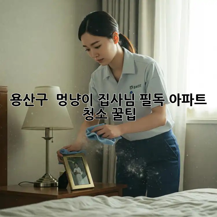 용산구 🐾 멍냥이 집사님 필독! 아파트 청소 꿀팁 🏡✨