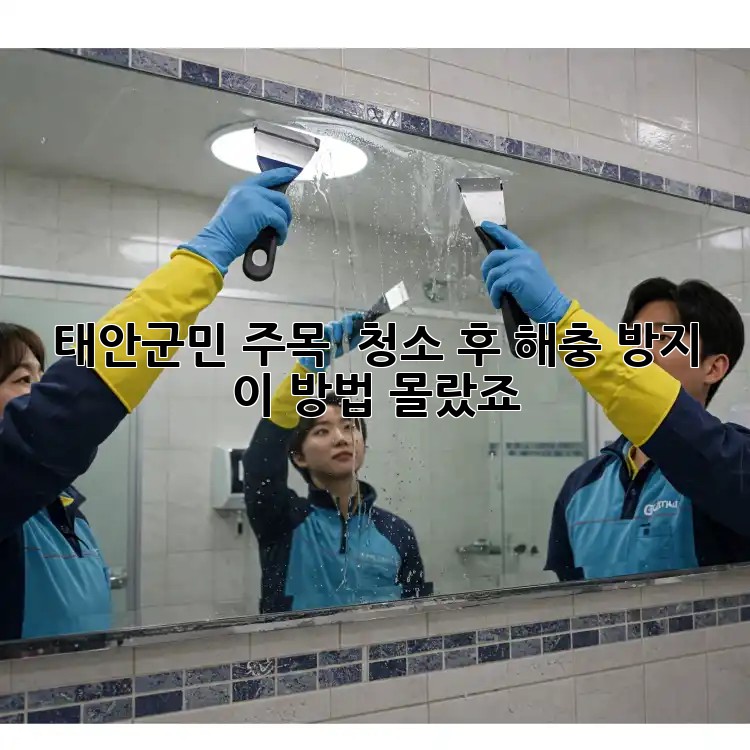 태안군민 주목! ✨ 청소 후 해충 방지, 이 방법 몰랐죠?
