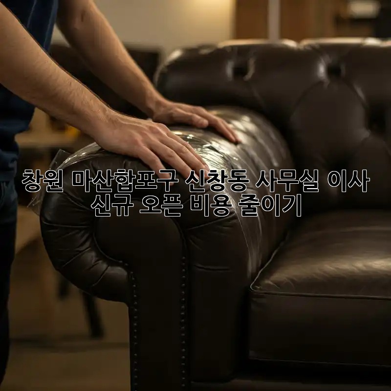 창원 마산합포구 신창동 사무실 이사, 신규 오픈 비용 줄이기!