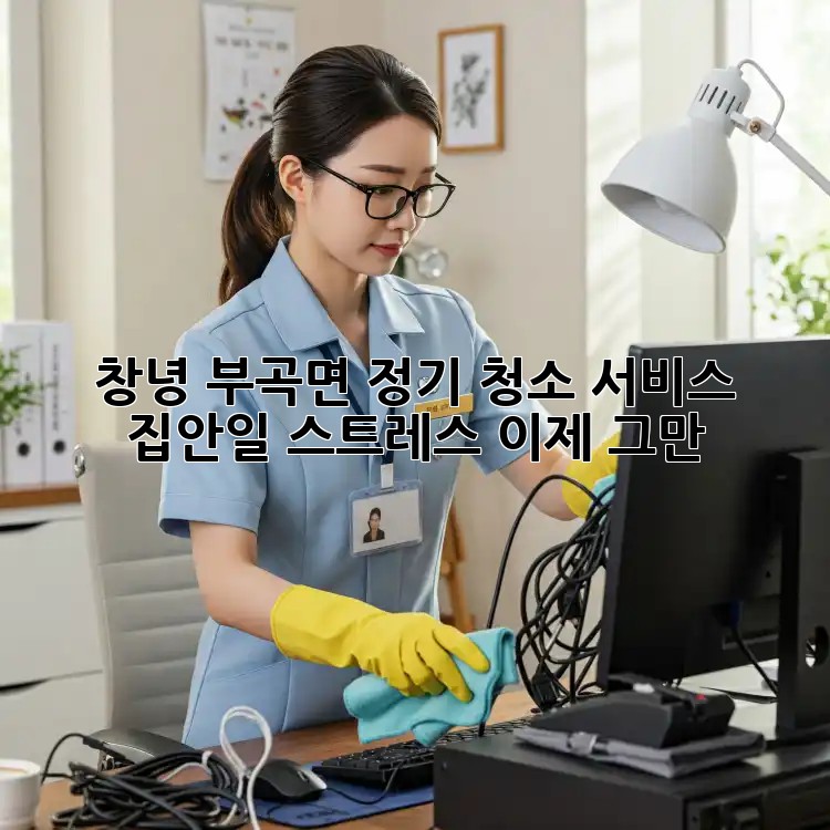 창녕 부곡면 정기 청소 서비스: 집안일 스트레스, 이제 그만!