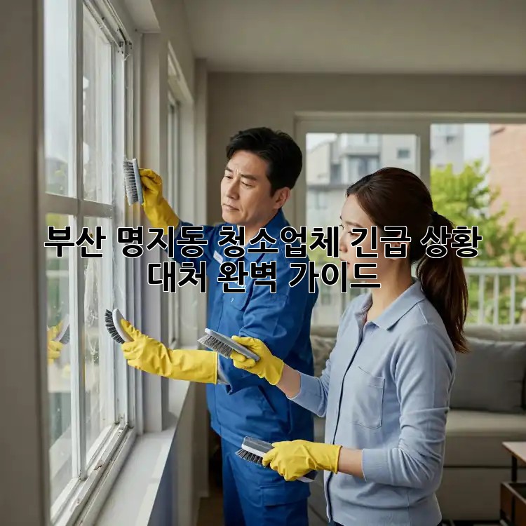 부산 명지동 청소업체, 긴급 상황 대처 완벽 가이드! 부산 명지동 청소업체, 긴급 상황 대처 완벽 가이드!