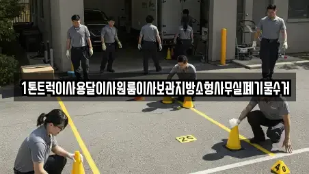 1톤트럭이사용달이사원룸이사보관지방소형사무실폐기물수거