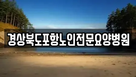 경상북도포항노인전문요양병원