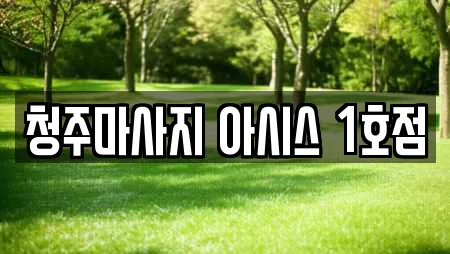 청주마사지 아시스 1호점