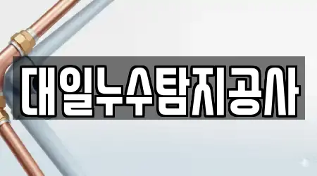 대일누수탐지공사