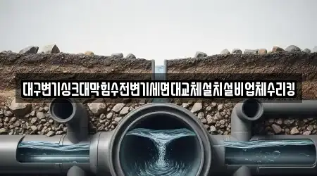 대구변기싱크대막힘수전변기세면대교체설치설비업체수리킹