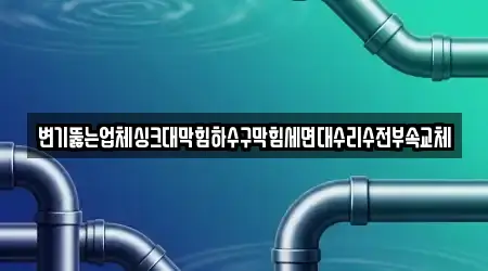변기뚫는업체싱크대막힘하수구막힘세면대수리수전부속교체