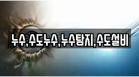 누수,수도누수,누수탐지,수도설비