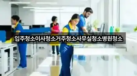 입주청소이사청소거주청소사무실청소병원청소