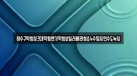 하수구막힘싱크대막힘변기막힘보일러배관청소누수탐지언수도녹임