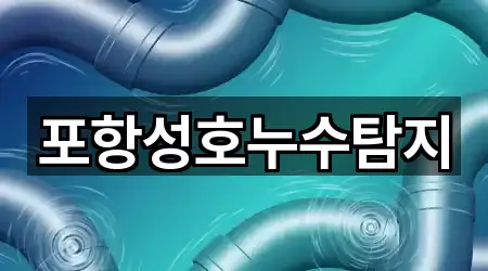 경북 포항 북구 양덕동 누수탐지 5곳 지도 이동