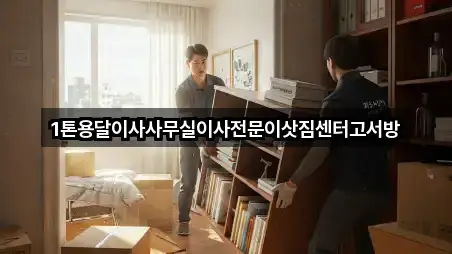 1톤용달이사사무실이사전문이삿짐센터고서방