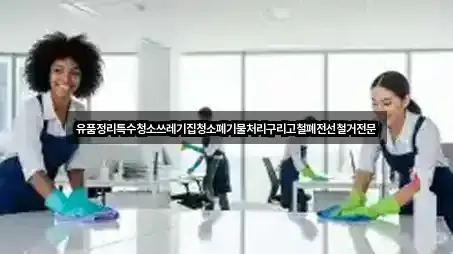 유품정리특수청소쓰레기집청소폐기물처리구리고철폐전선철거전문