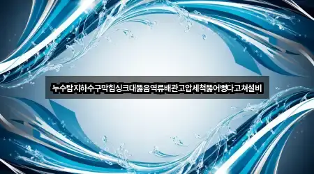 누수탐지하수구막힘싱크대뚫음역류배관고압세척뚫어뻥다고쳐설비