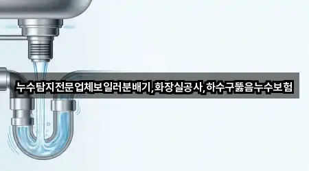 누수탐지전문업체보일러분배기,화장실공사,하수구뚫음누수보험