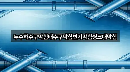 누수하수구막힘배수구막힘변기막힘씽크대막힘