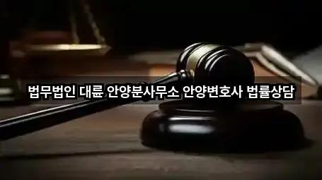 법무법인 대륜 안양분사무소 안양변호사 법률상담