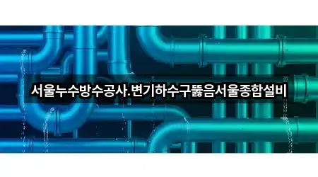 서울누수방수공사.변기하수구뚫음서울종합설비