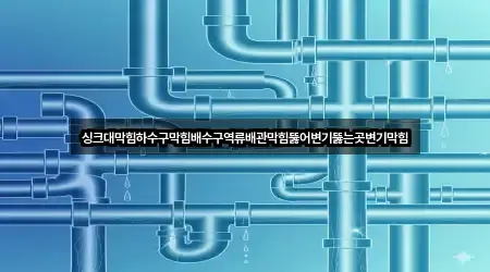 싱크대막힘하수구막힘배수구역류배관막힘뚫어변기뚫는곳변기막힘
