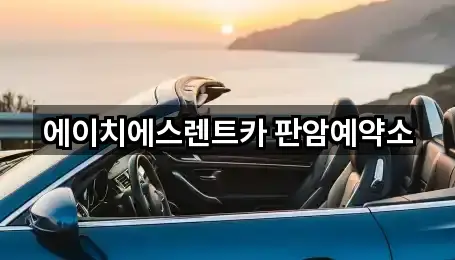 동구 판암동 렌트카 5곳 지도 일괄보기