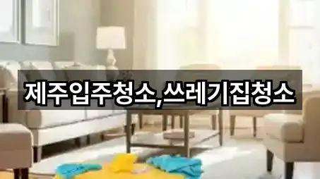 제주입주청소,쓰레기집청소