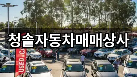 청솔자동차매매상사