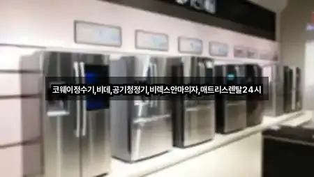 코웨이정수기,비데,공기청정기,비렉스안마의자,매트리스렌탈24시