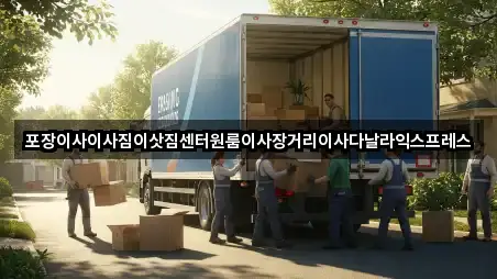 포장이사이사짐이삿짐센터원룸이사장거리이사다날라익스프레스