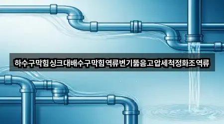 하수구막힘싱크대배수구막힘역류변기뚫음고압세척정화조역류
