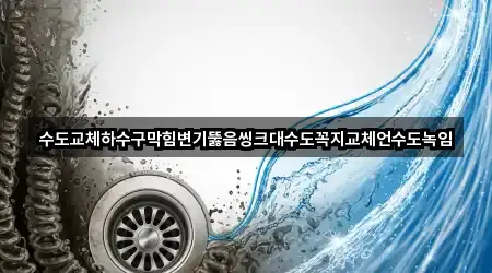 수도교체하수구막힘변기뚫음씽크대수도꼭지교체언수도녹임