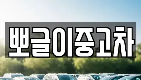 강원 동해시 삼화동 중고차매매 전문 뽀글이중고차