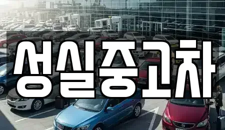 강원 철원군 동송읍 중고차 전문 성실중고차