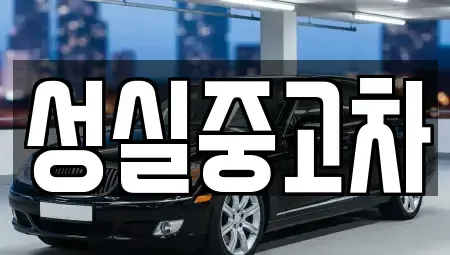 강원특별자치도 철원군 근남면 중고차 전문 성실중고차