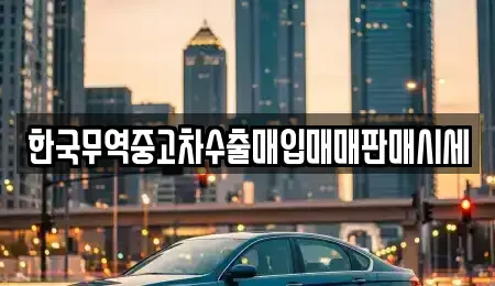 강원특별자치도 화천군 간동면 중고차 전문 한국무역중고차수출매입매매판매시세