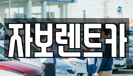 경기 가평군 청평면 렌트카 전문 자보렌트카