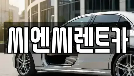 경기 광주시 도척면 렌트카 전문 씨엔씨렌트카