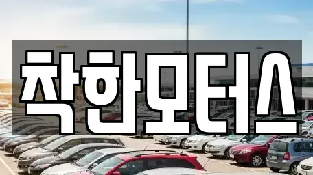 경기 광주시 도척면 중고차매매 전문 착한모터스