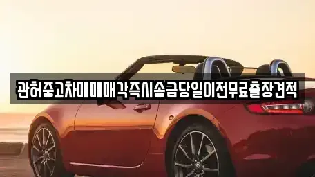 경기 동두천시 상봉암동 중고차매매 전문 관허중고차매매매각즉시송금당일이전무료출장견적