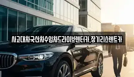경기 시흥시 조남동 렌트카 전문 사고대차국산차수입차드라이브렌터카,장기리스렌트카