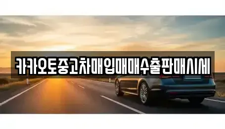 경기 시흥시 조남동 중고차매입 전문 카카오토중고차매입매매수출판매시세