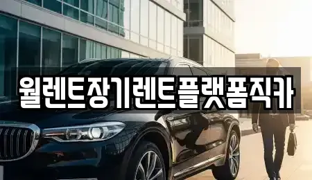 경기도 가평군 상면 렌트카 전문 월렌트장기렌트플랫폼직카