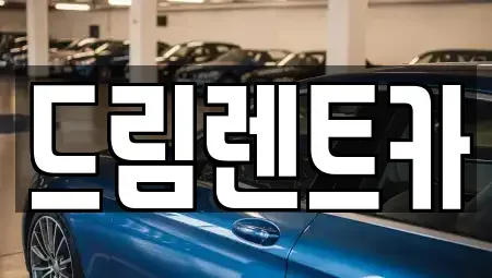 경기도 과천시 렌트카 전문 드림렌트카
