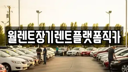 경기도 오산시 벌음동 렌트카 전문 월렌트장기렌트플랫폼직카