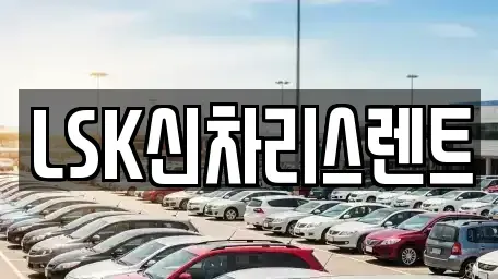 경기도 이천시 백사면 렌트카 전문 LSK신차리스렌트