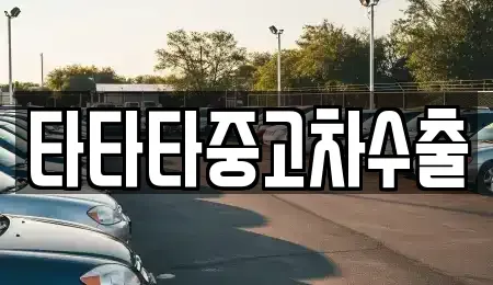 경기도 이천시 백사면 중고차 전문 타타타중고차수출