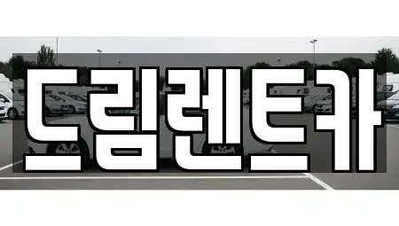 경북 구미시 원평동 렌트카 전문 드림렌트카