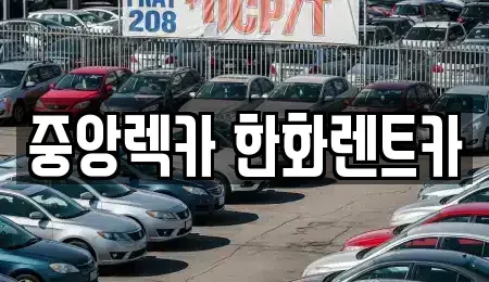 경북 구미시 원평동 렌트카 전문 중앙렉카 한화렌트카